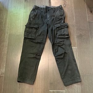 Gray cargo pants size medium